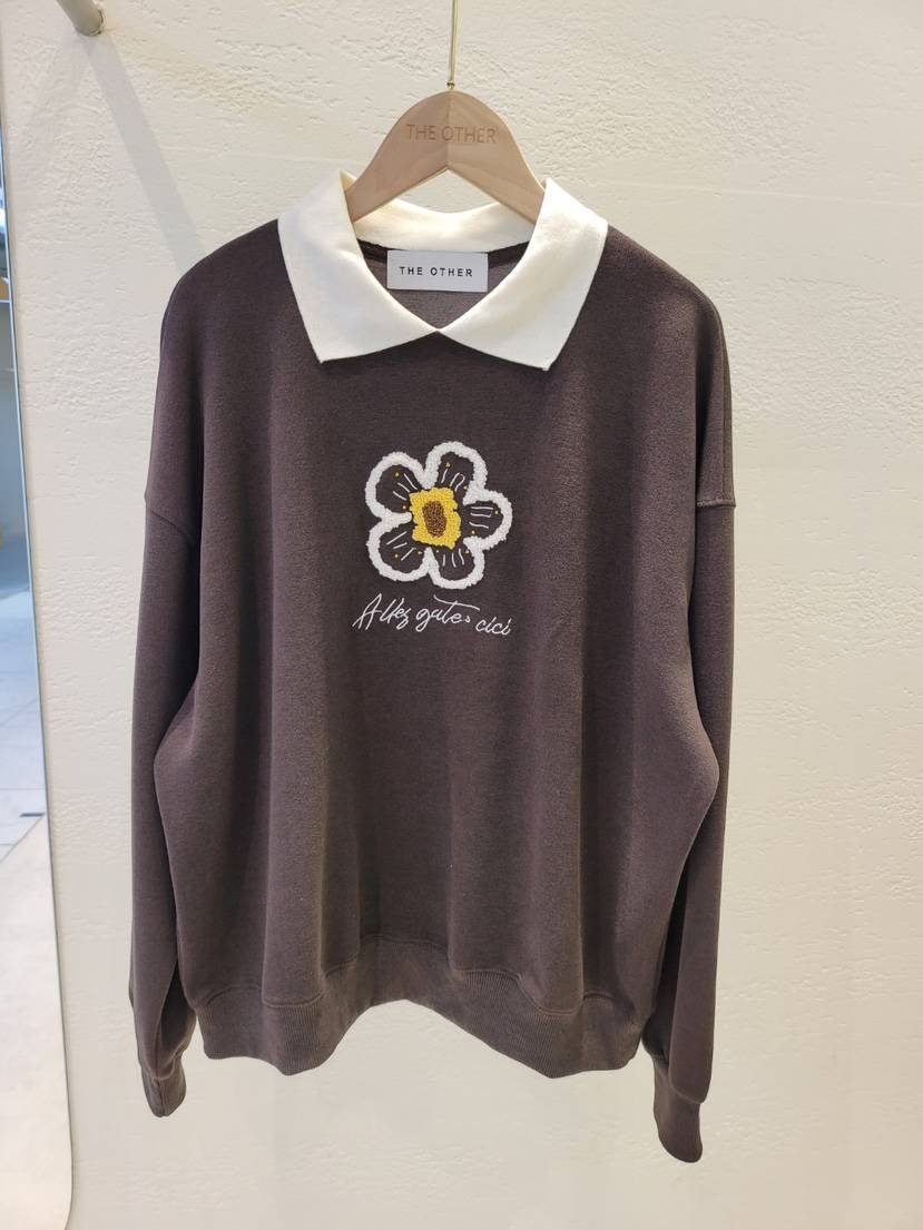 THE OTHER東大門㊣實拍女裝新款休閑職業人氣25秋冬衛衣假兩件THE OTHER衛衣