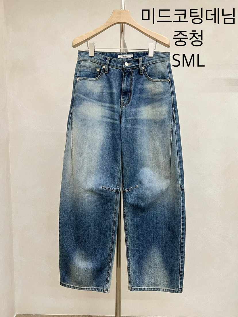 LAKE-A東大門㊣實拍女士新品真品熱賣職業25秋冬牛仔褲涂層Lake side牛仔褲