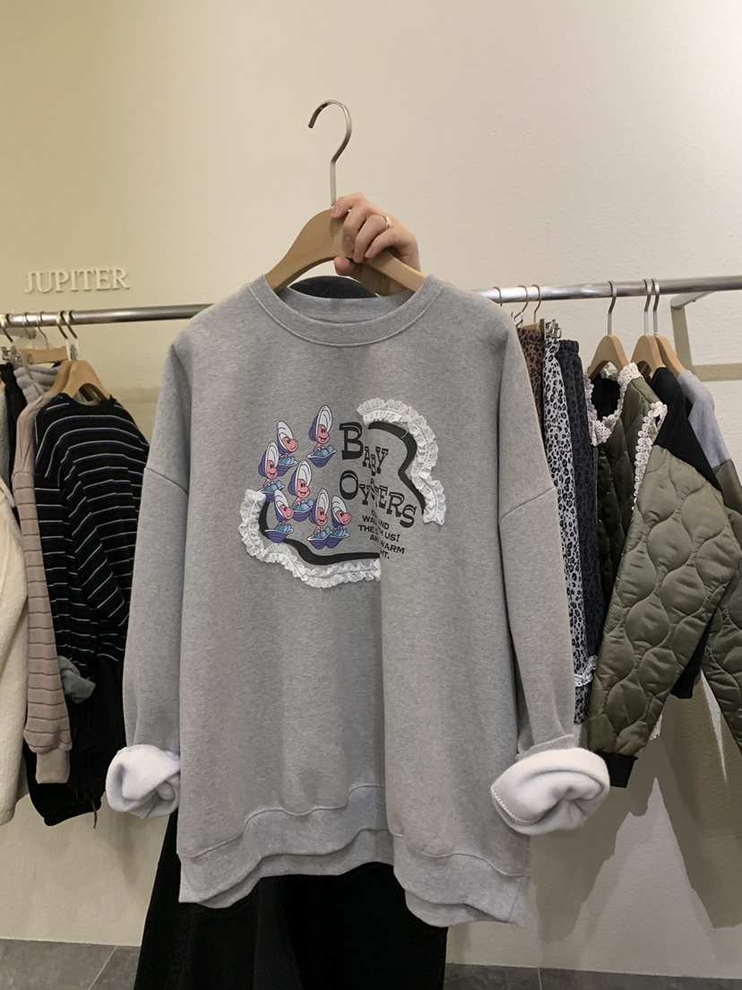 JUPITER韓國直郵㊣女士新款休閑時尚熱賣真品人氣25秋冬衛衣JUPITER衛衣