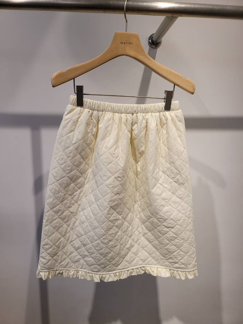 THE OTHER東大門㊣直郵女裝新款真品半身裙中短裙蕾絲絎縫THE OTHER半身裙/中短裙