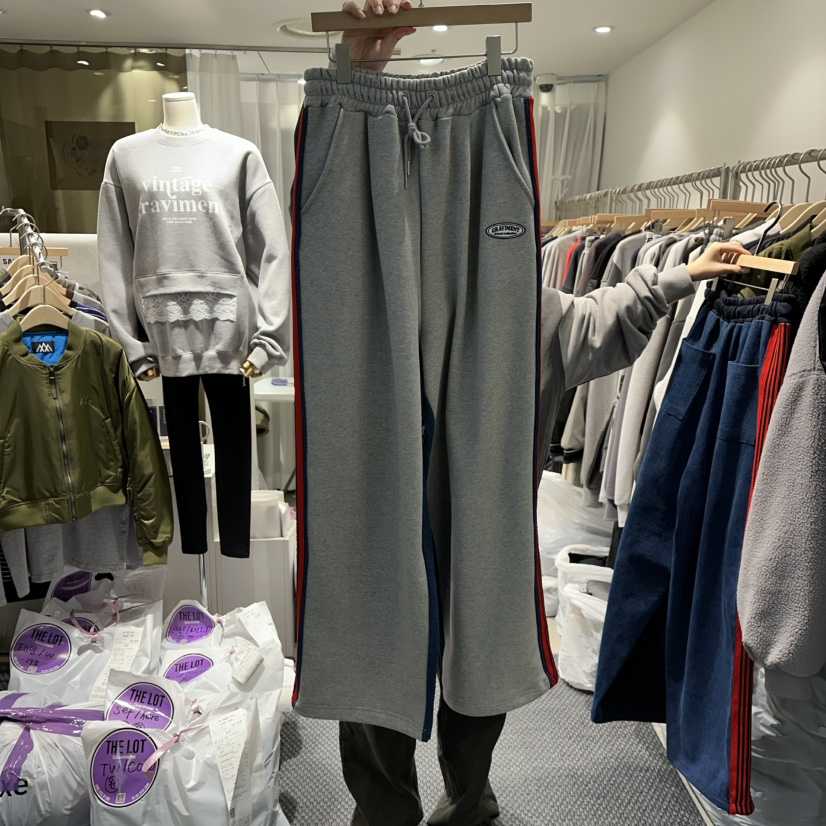 THE LOT韓國直郵㊣女士新款休閑熱賣25秋冬真品職業休閑褲THE LOT/	LOT休閑褲