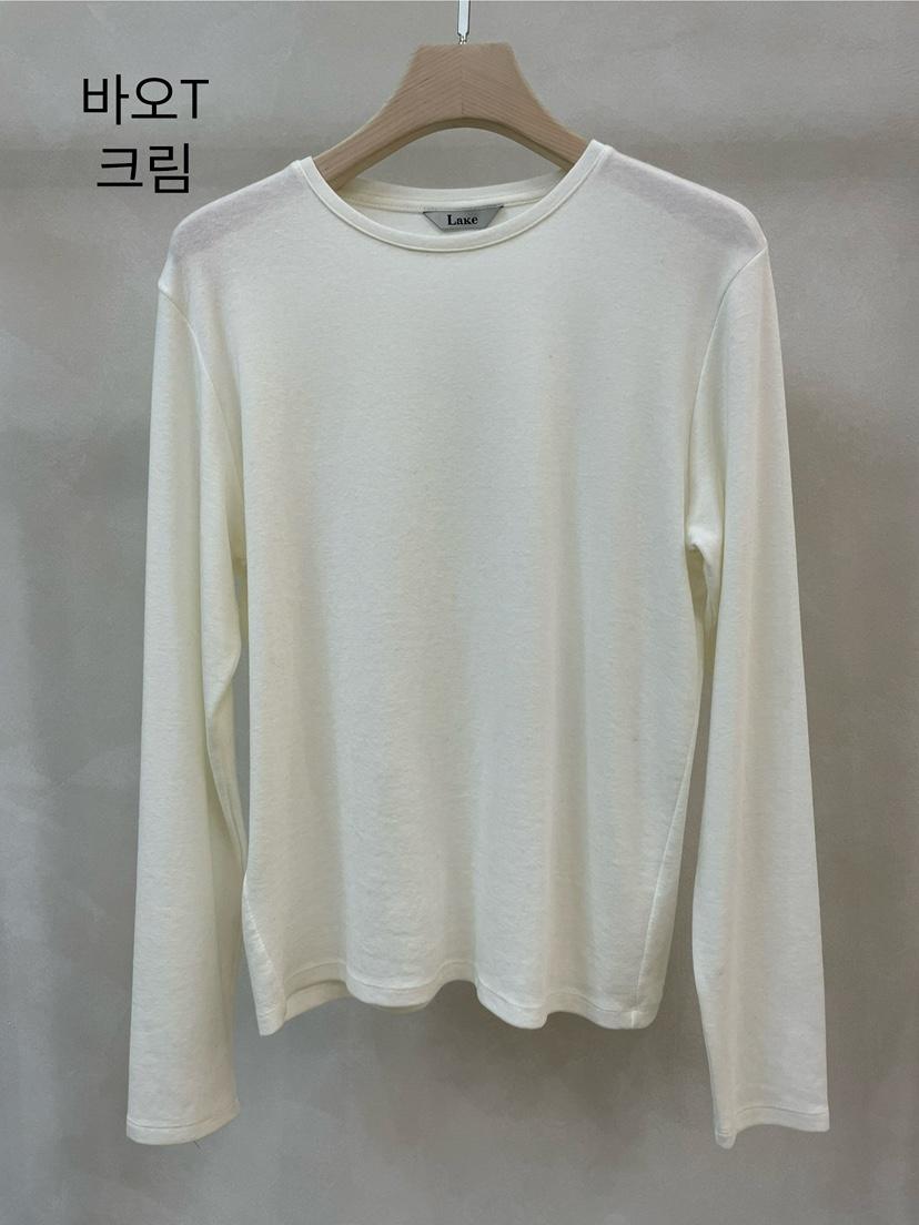 LAKE-A韓國代購㊣女裝新品休閑熱賣職業時尚推薦人氣長袖T恤Lake side長袖T恤