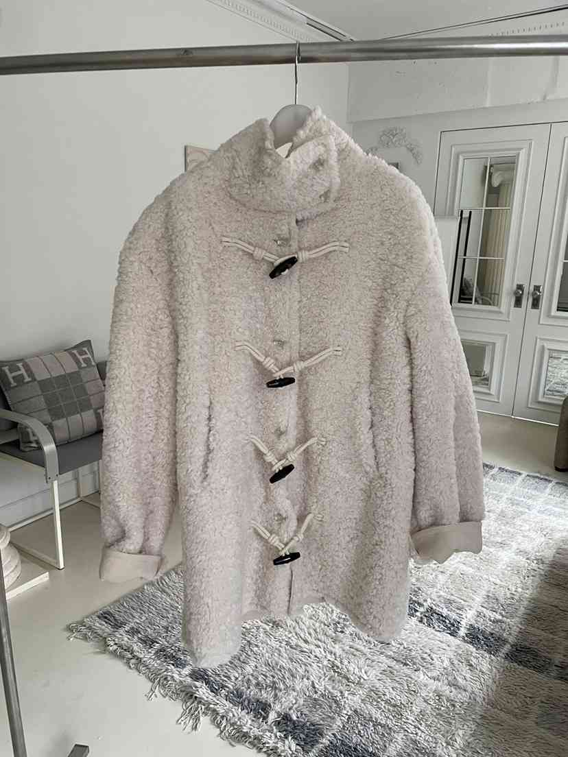 BAHATI韓國代購㊣女士新品時尚真品25秋冬人氣中長款大衣羊毛BAHATI中長款大衣