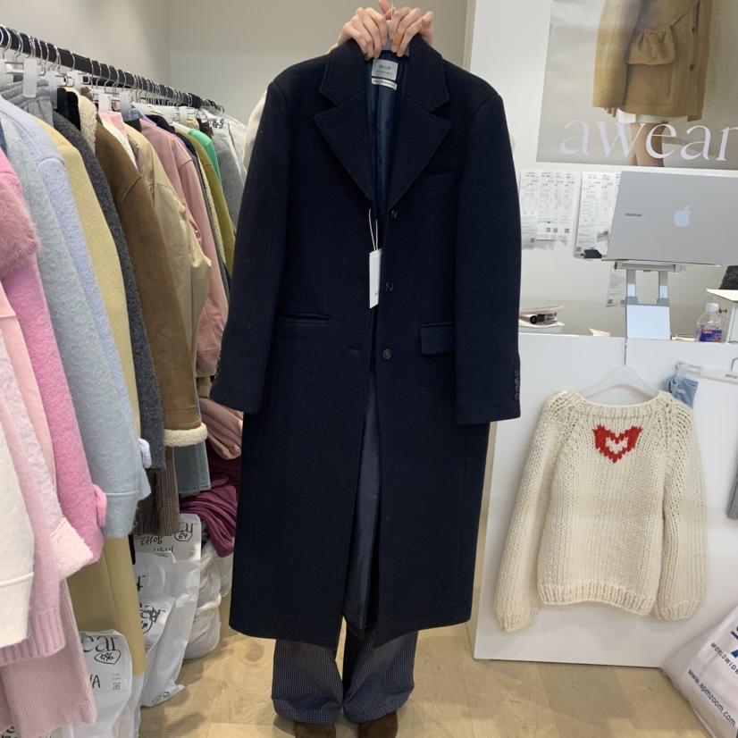 RUMIRU/AWEAR東大門㊣實拍女裝新款推薦25秋冬時尚中長款大衣awear/RUMIRU中長款大衣