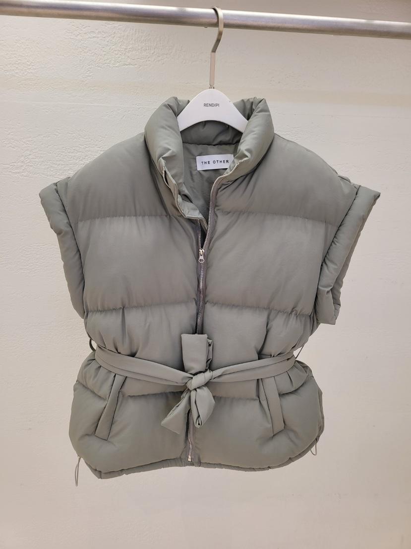 THE OTHER東大門㊣直郵女裝新品時尚人氣熱賣真品馬甲含腰帶THE OTHER馬甲