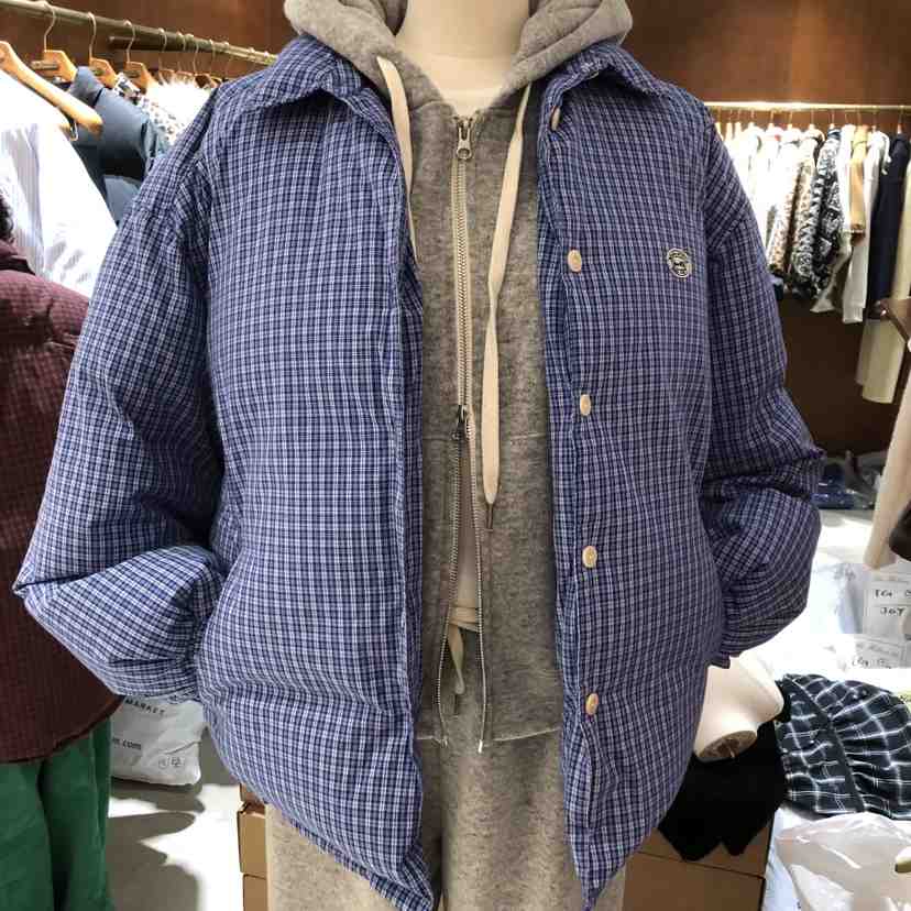 HEBON韓國代購㊣女裝新款推薦職業25秋冬短款羽絨服填充鵝絨HEBON短款羽絨服