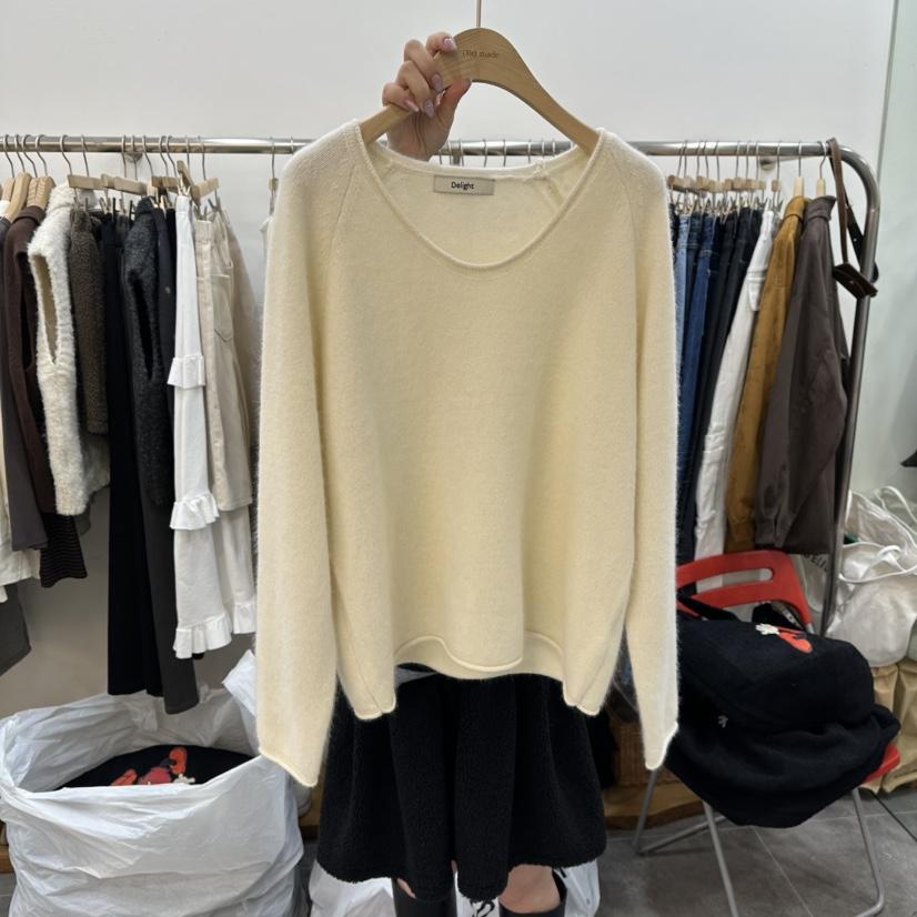 DELIGHT-L韓國直郵㊣女裝新款職業推薦休閑25秋冬針織衫羊毛DELIGHT-L針織衫