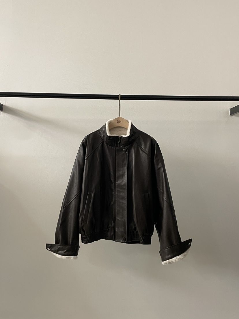 2DA/DARIMI-P東大門㊣實拍女士新品人氣時尚推薦25秋冬皮衣2DA/DARIMI-P皮衣