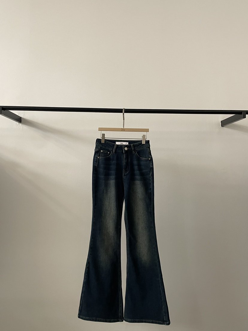 2DA/DARIMI-P韓國直郵㊣女裝新款熱賣休閑25秋冬牛仔褲拉絨2DA/DARIMI-P牛仔褲