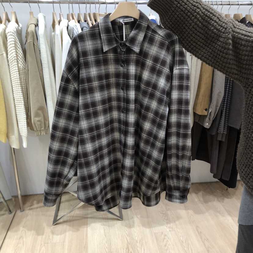 HAUS-A東大門㊣直郵女士新款推薦真品職業熱賣襯衫蕾絲衫格紋HAUSWOMEN襯衫/蕾絲衫