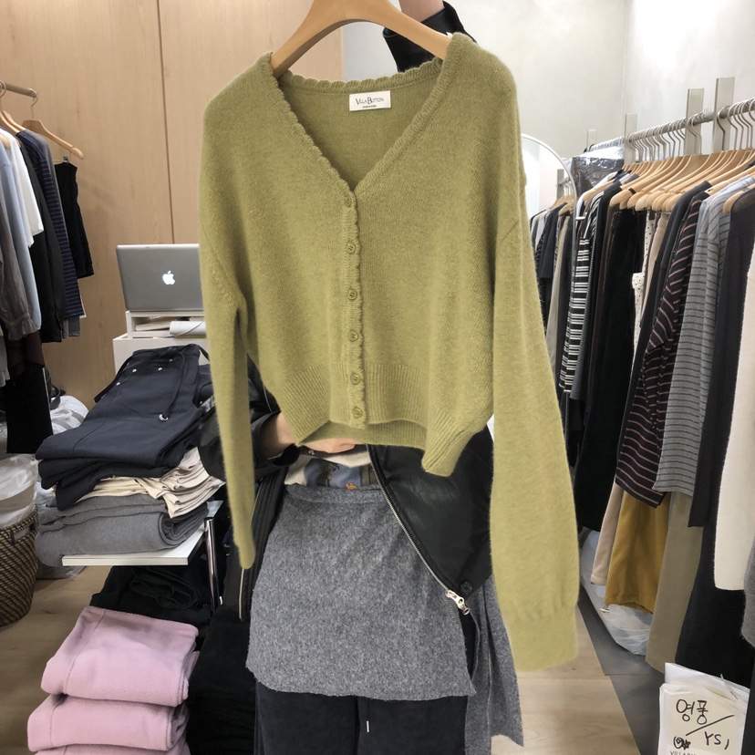 VILLABUTTON東大門㊣代購女士新款人氣熱賣針織衫不含內搭開衫VILLABUTTON針織衫