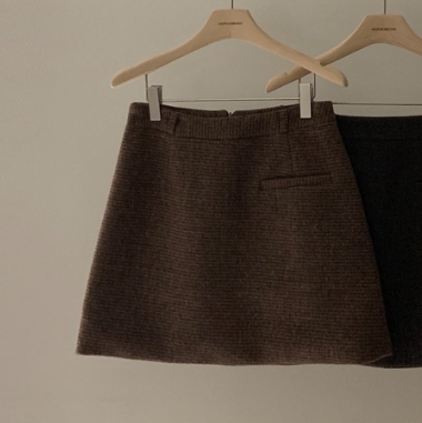 ANDYOUBROWN韓國直郵㊣女裝新款推薦真品短裙格紋半身裙羊毛ANDYOUBROWN短裙