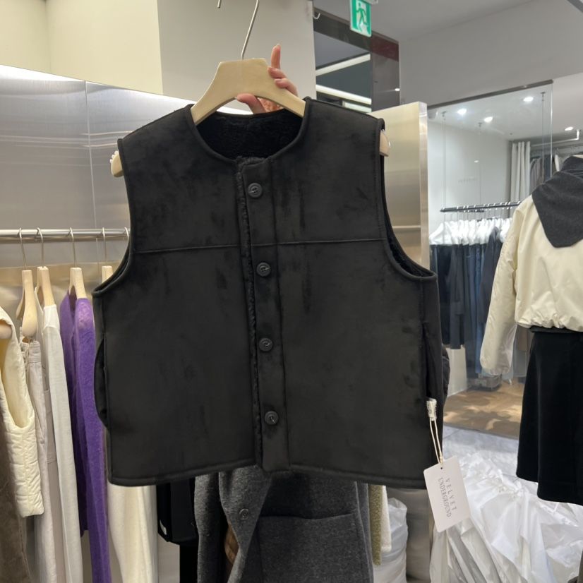 VELVET UNDERGROUND韓國代購㊣女士新款人氣推薦馬甲里外穿VELVET UNDERGROUND馬甲