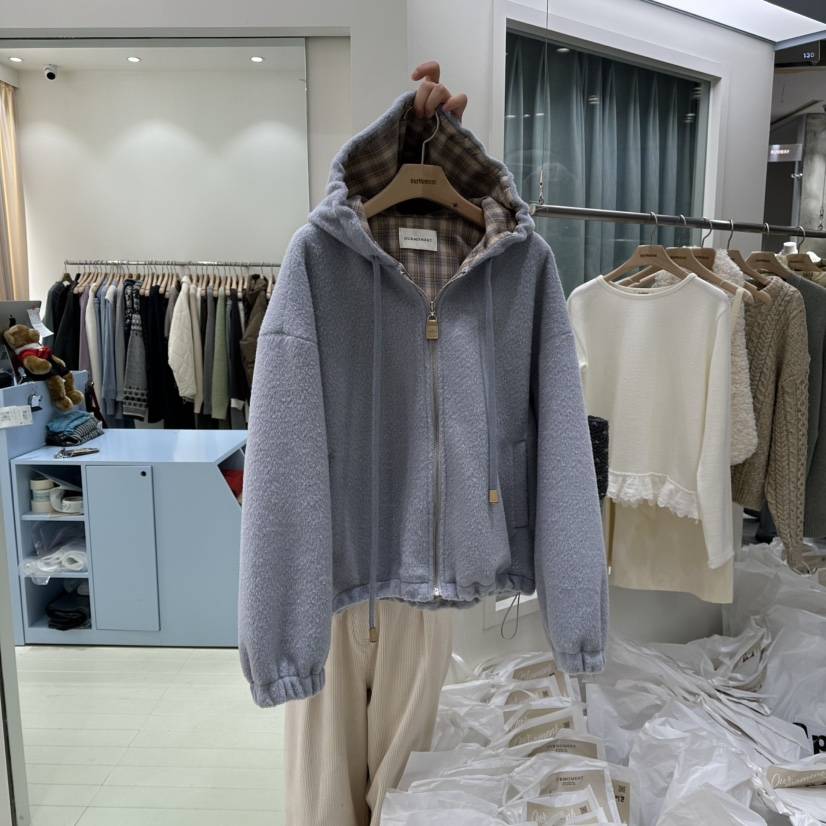 OURMOMENT韓國直郵㊣女士新款推薦休閑25秋冬熱賣時尚真品夾克OURMOMENT夾克