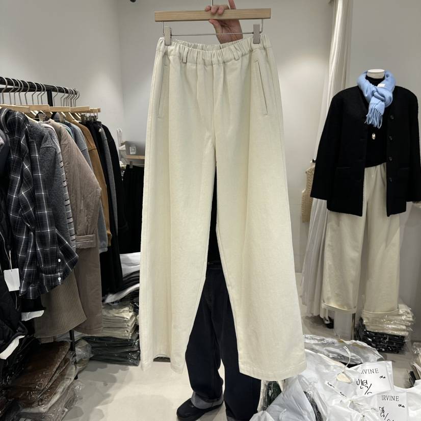 IRVINE東大門㊣實拍女裝新款時尚真品熱賣25秋冬休閑休閑褲IRVINE休閑褲