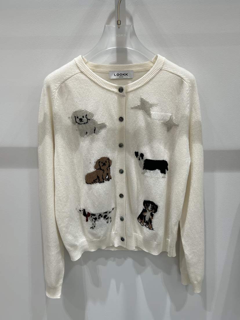 LOOKK東大門㊣實拍女士新品職業時尚人氣25秋冬推薦真品針織衫LOOKK針織衫