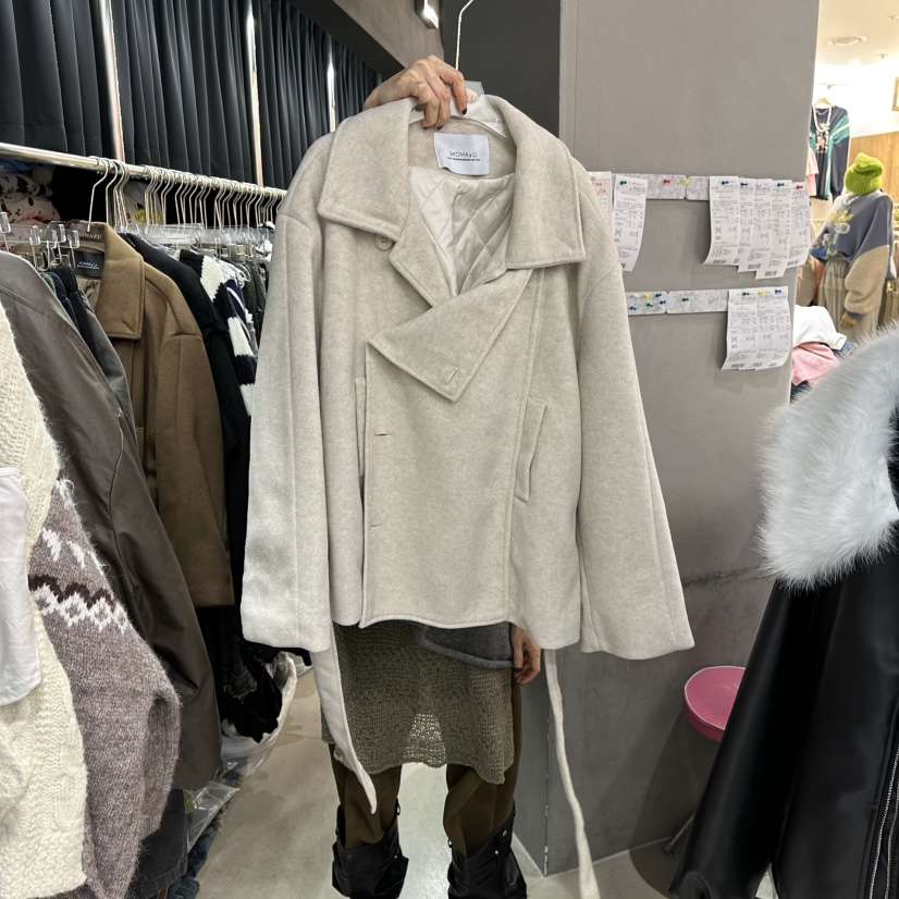 MOMAZU東大門㊣實拍女士新款熱賣休閑真品25秋冬推薦時尚夾克MOMAZU夾克