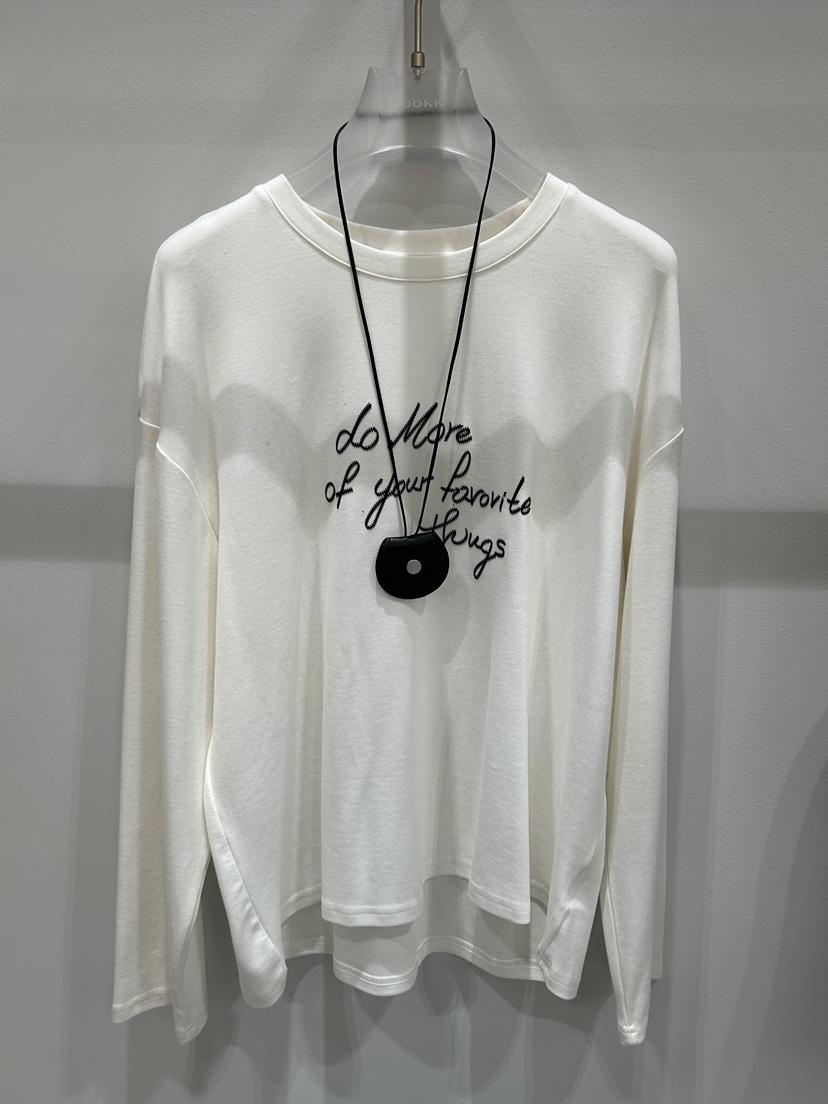 LOOKK東大門㊣代購女裝新款熱賣推薦25秋冬休閑長袖T恤含飾品LOOKK長袖T恤