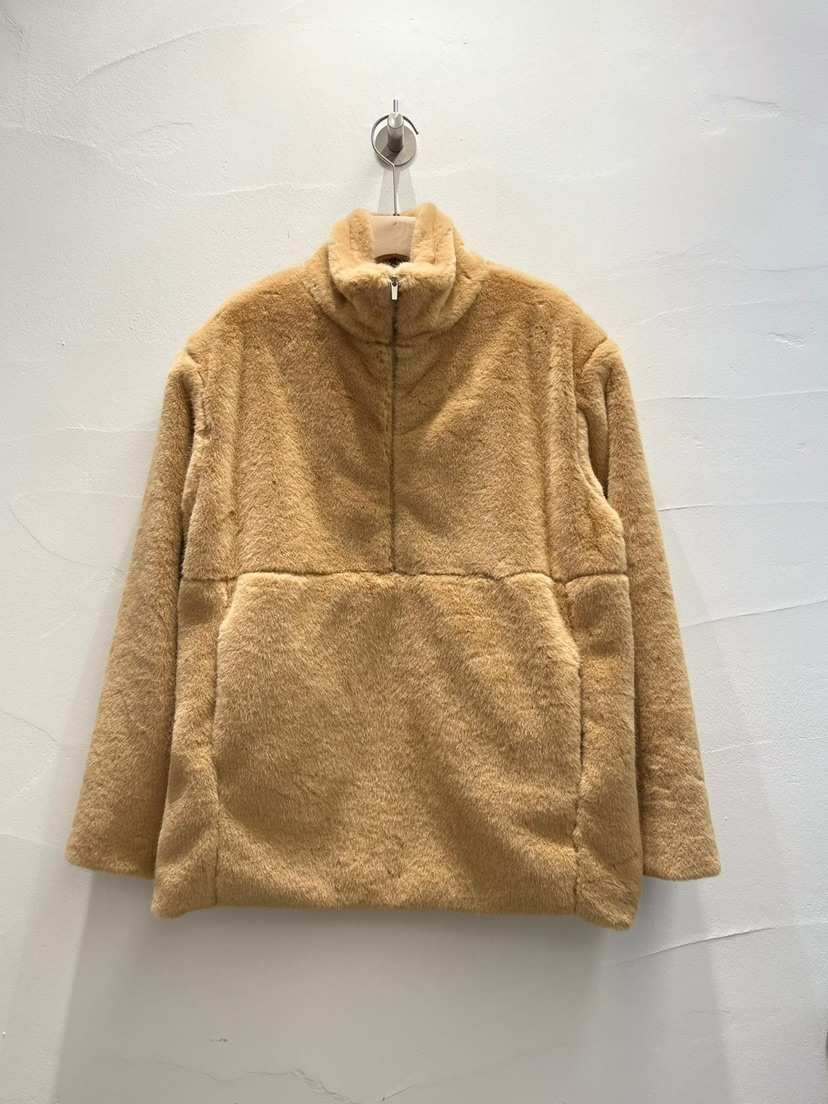 BROWN PAPER-S韓國直郵㊣女裝新款熱賣時尚推薦衛衣拉鏈貂皮BROWN PAPER-S衛衣