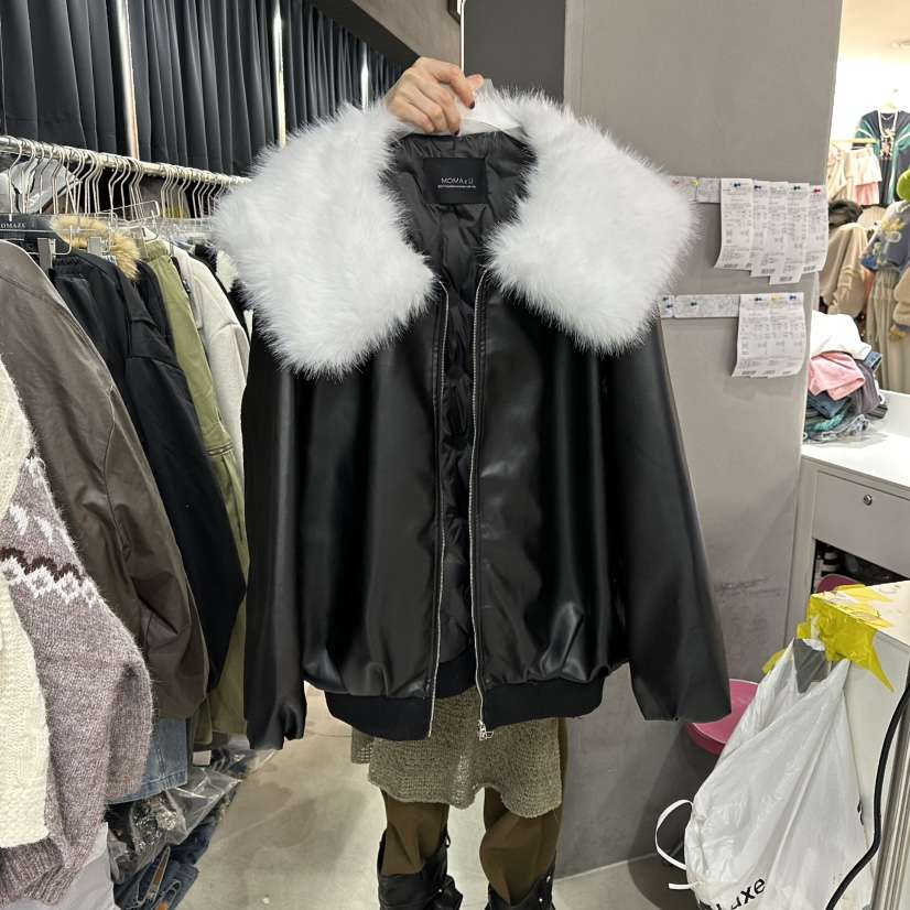 MOMAZU韓國直郵㊣女士新款休閑真品25秋冬職業人氣熱賣夾克鵝MOMAZU夾克