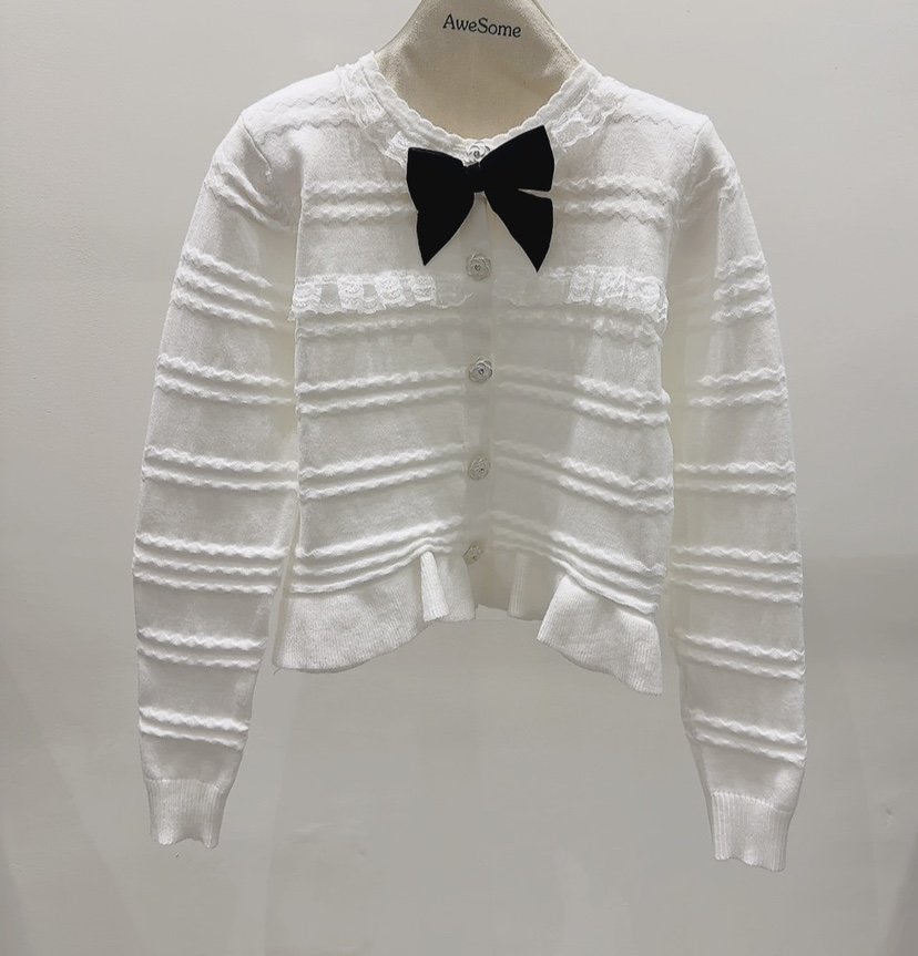 AWESOME-P東大門㊣直郵女士新品真品職業25秋冬針織衫開衫AWESOME-P針織衫