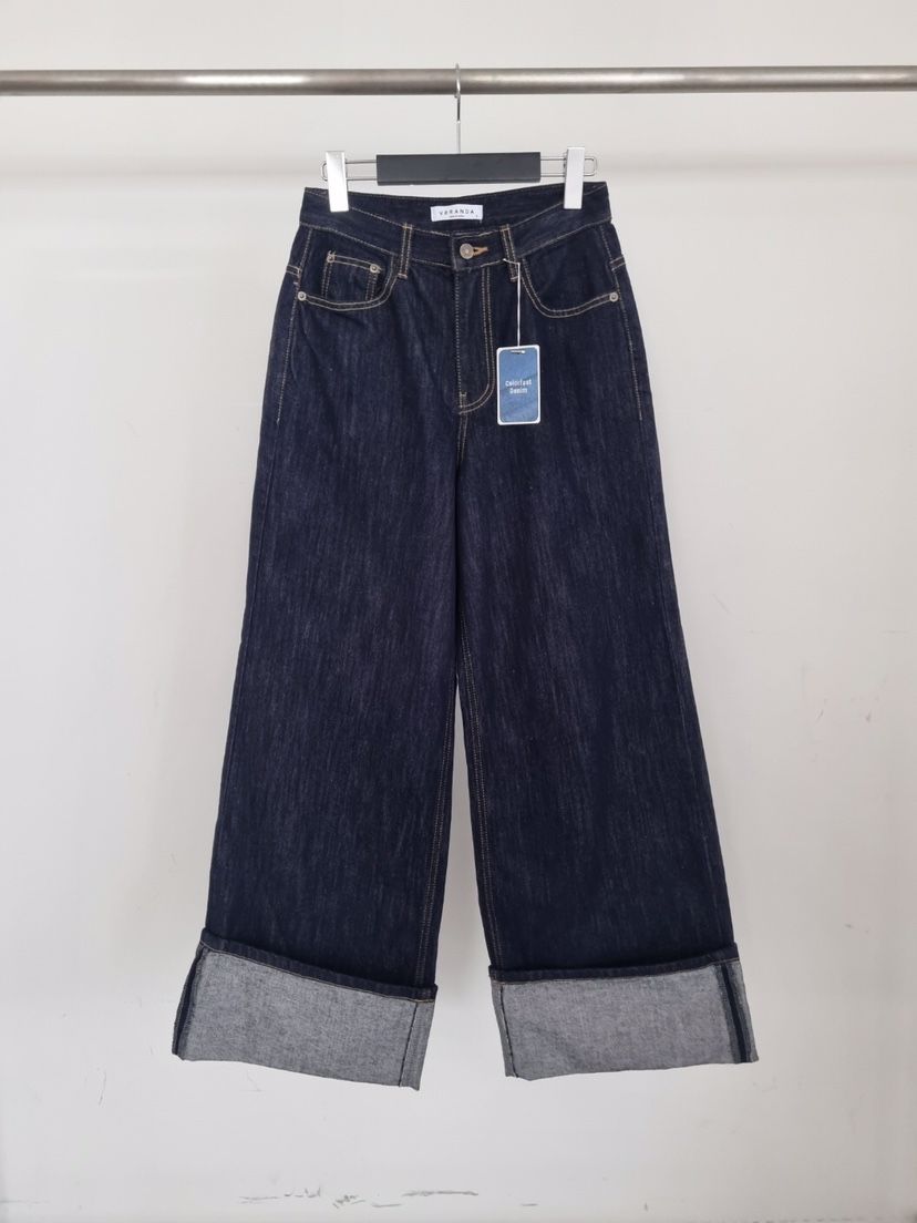 VERANDA東大門㊣直郵女士新款人氣真品25秋冬推薦牛仔褲不褪色VERANDA牛仔褲