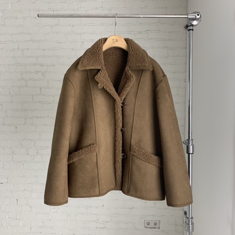 THE ABLE韓國直郵㊣女士新品推薦時尚25秋冬真品人氣短款大衣THE ABLE/TA短款大衣