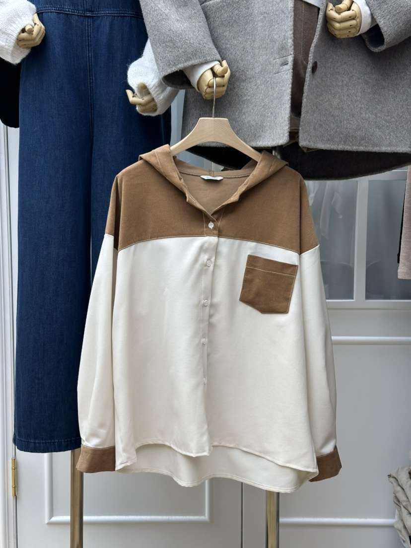 RE:FRESH-L韓國直郵㊣女士新品推薦時尚25秋冬人氣襯衫蕾絲衫RE:FRESH襯衫/蕾絲衫