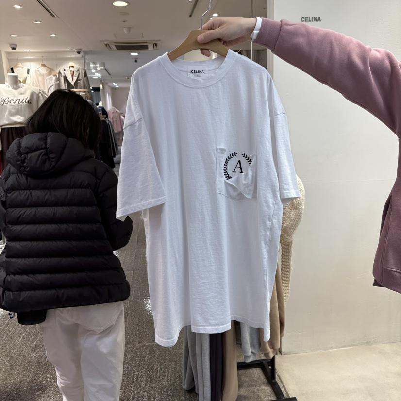 CELINA韓國直郵㊣女士新品25秋冬熱賣休閑真品人氣推薦職業T恤CELI_NAT恤