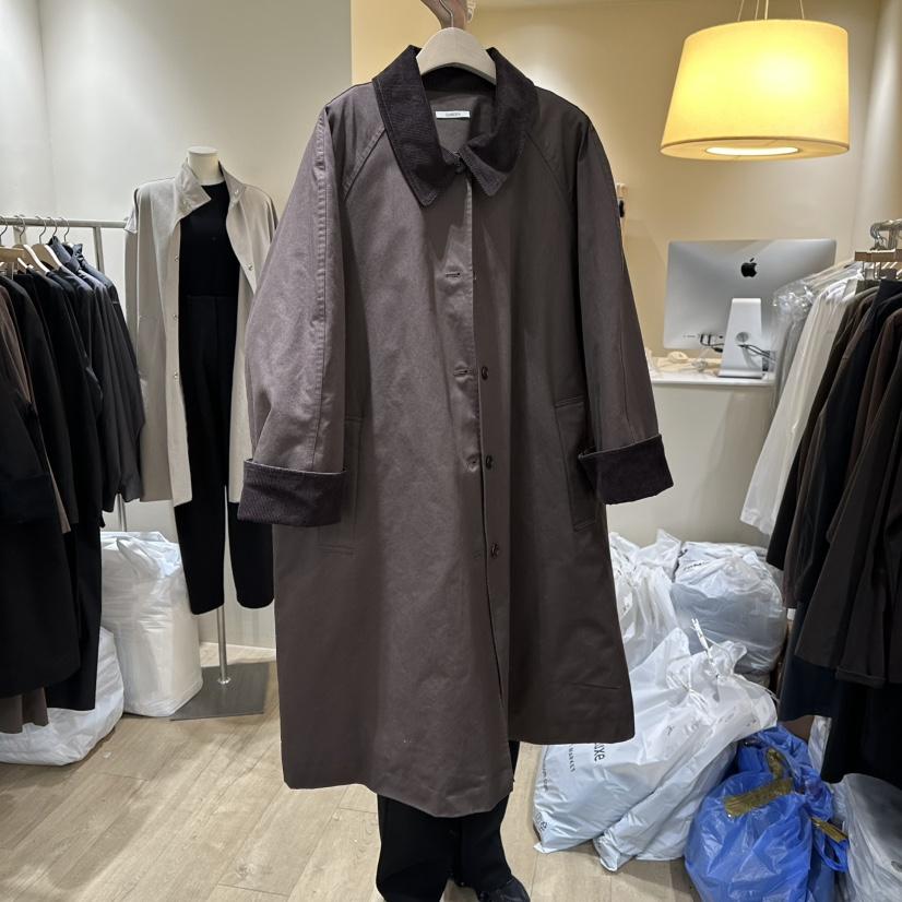 GARDEN韓國代購㊣女裝新款人氣25秋冬熱賣時尚中長款大衣絎縫GARDEN中長款大衣