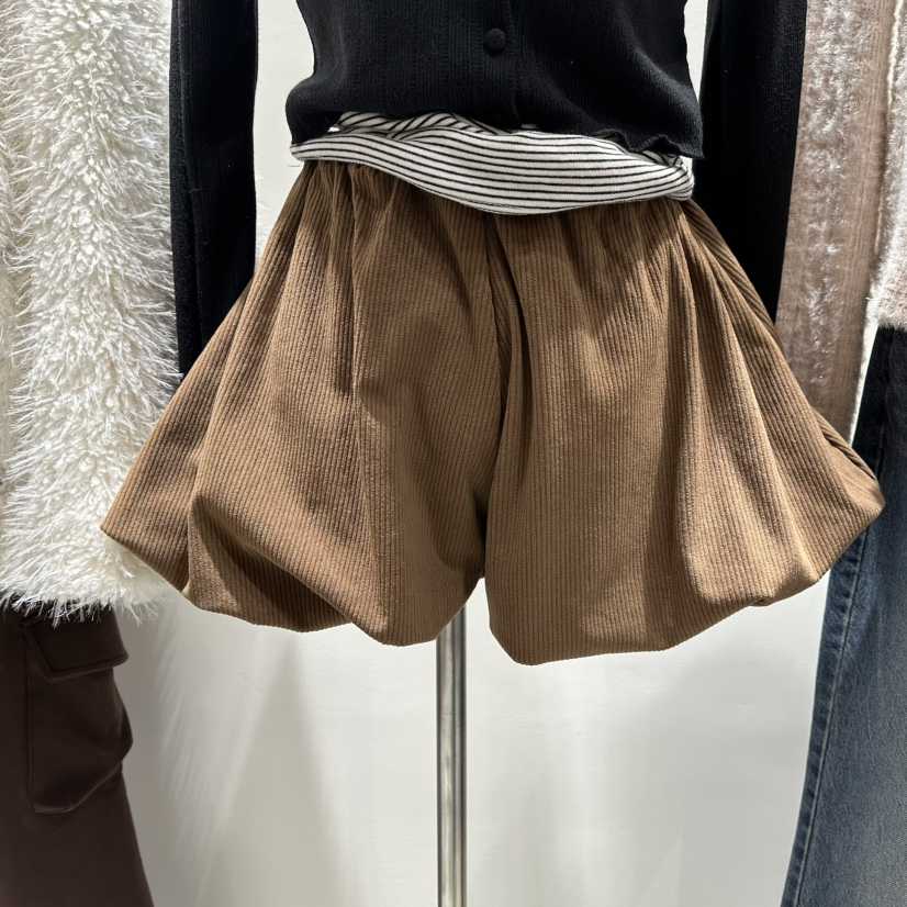 BAIE.38東大門㊣直郵女士新品休閑人氣熱賣25秋冬短褲羊毛BAIE.38短褲