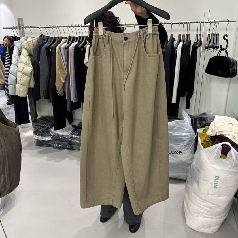 DIARRA韓國代購㊣女士新款職業25秋冬人氣休閑熱賣休閑褲羊毛DIARRA休閑褲