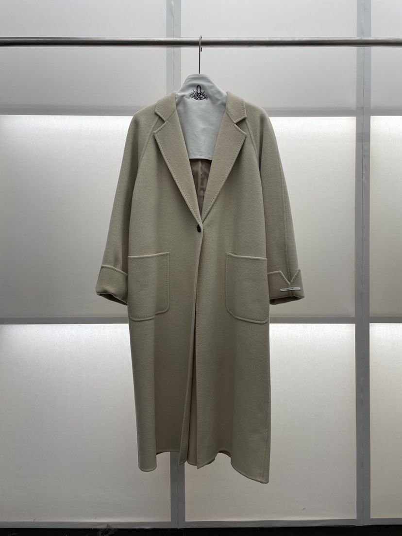 MILUI韓國代購㊣女士新款職業休閑熱賣25秋冬時尚中長款大衣MILUI中長款大衣