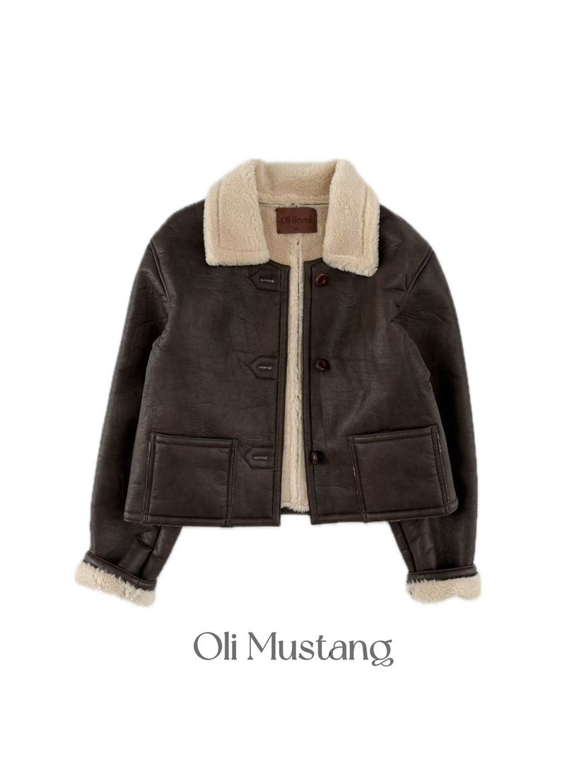 OLI SEOUL東大門㊣直郵女士新款25秋冬推薦職業休閑短款棉服OLI SEOUL短款棉服