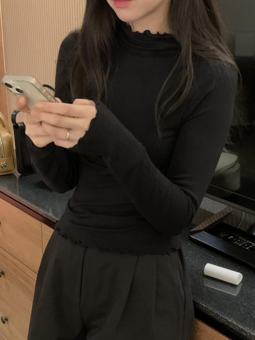 NOUVEAU韓國代購㊣女士新款真品人氣推薦休閑職業25秋冬長袖T恤NOUVEAU長袖T恤