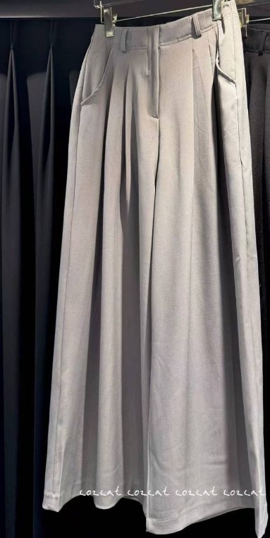 COZCAT-코즈켓-T韓國代購㊣女裝新品25秋冬熱賣休閑褲腰帶COZCAT休閑褲