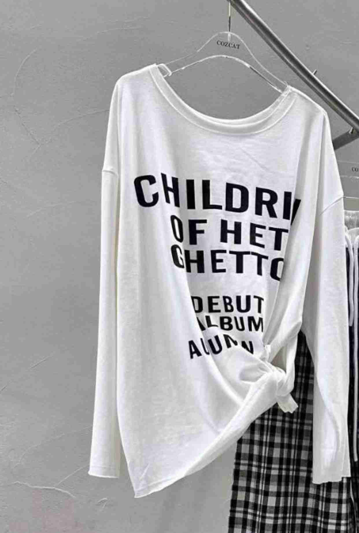 COZCAT-코즈켓-T東大門㊣代購女士新品推薦真品25秋冬長袖T恤COZCAT長袖T恤