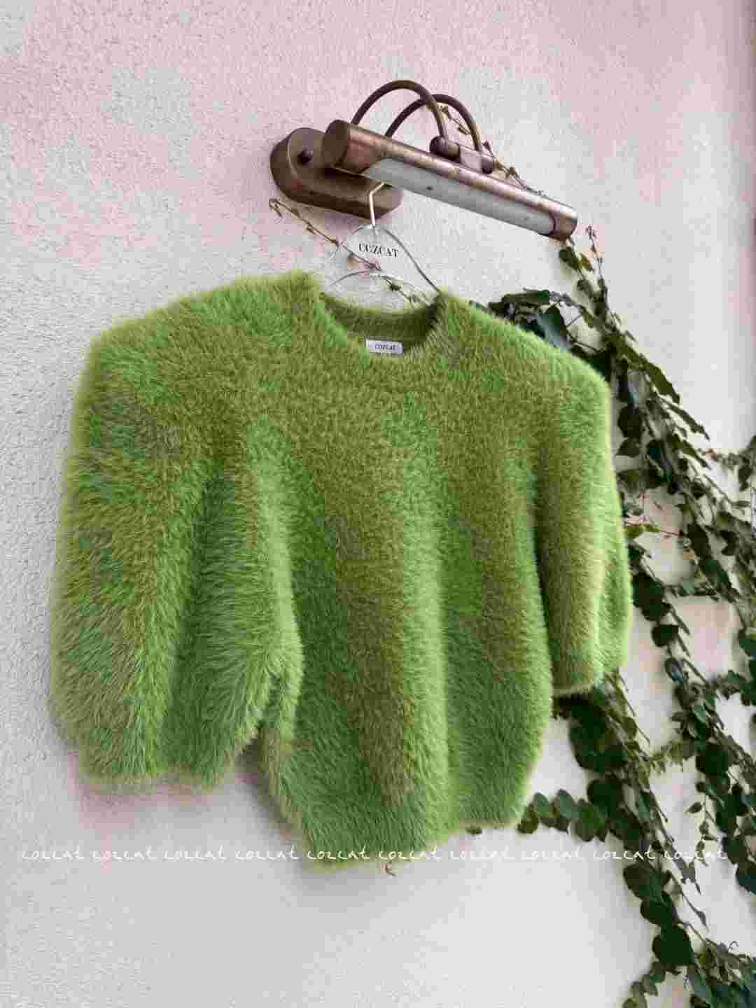 COZCAT-코즈켓-T東大門㊣代購女士新品時尚職業針織衫貂皮COZCAT針織衫