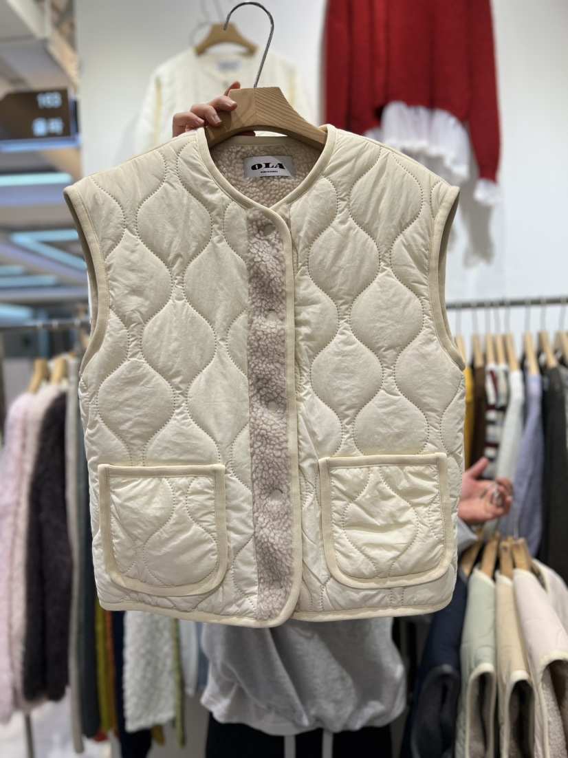 OLA東大門㊣直郵女裝新款時尚人氣職業真品休閑25秋冬推薦馬甲mellor/OLA馬甲