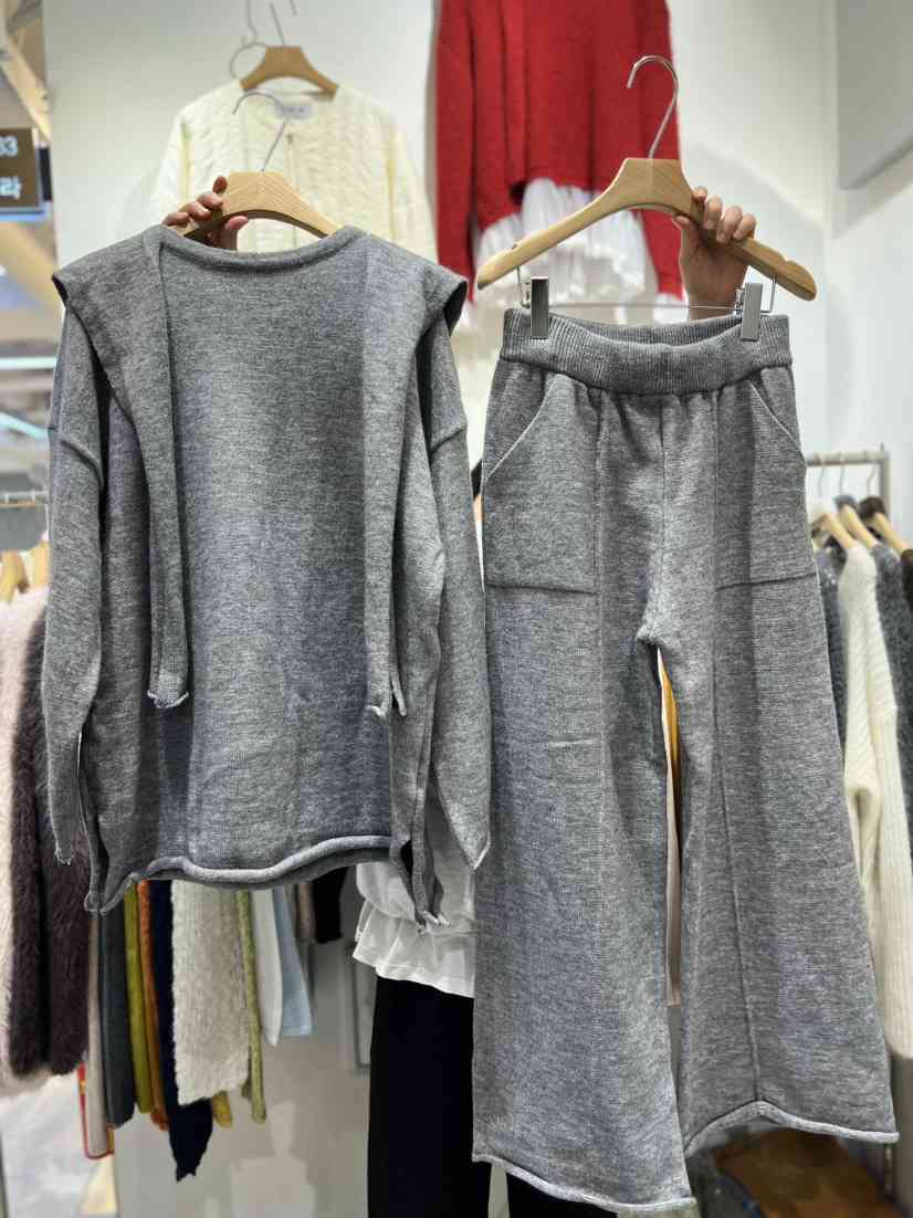 OLA東大門㊣直郵女裝新款熱賣推薦真品休閑25秋冬套裝三件套mellor/OLA套裝