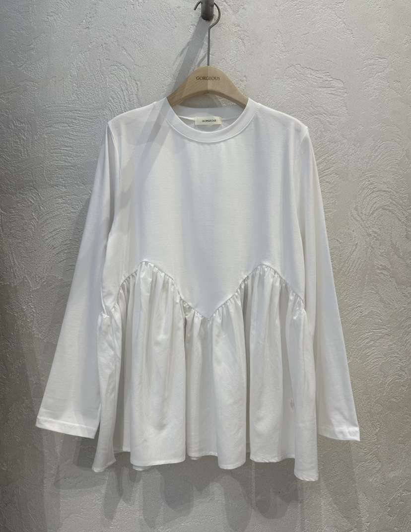 GORGEOUS東大門㊣代購女裝新品推薦人氣職業休閑真品長袖T恤GORGEOUS長袖T恤