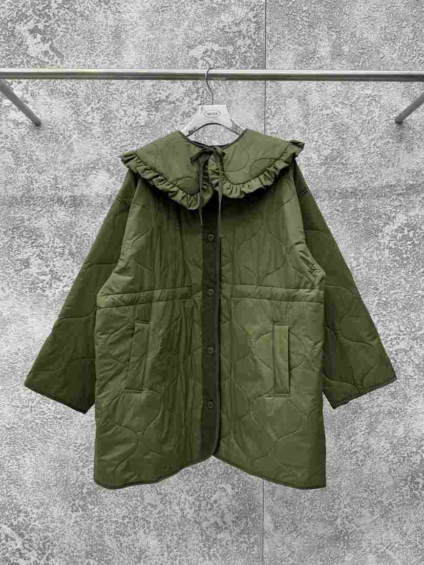 BADCALM東大門㊣代購女裝新品職業25秋冬真品休閑熱賣長款棉服BADCALM長款棉服