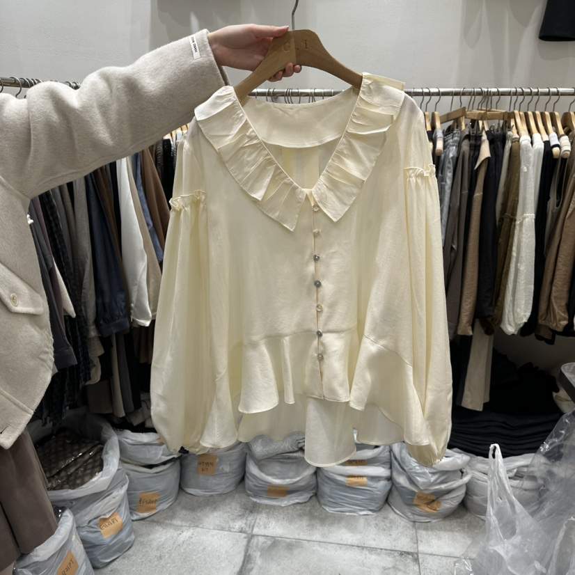 G.I-L韓國直郵㊣女士新款時尚熱賣休閑人氣真品襯衫蕾絲衫G.I-L襯衫/蕾絲衫