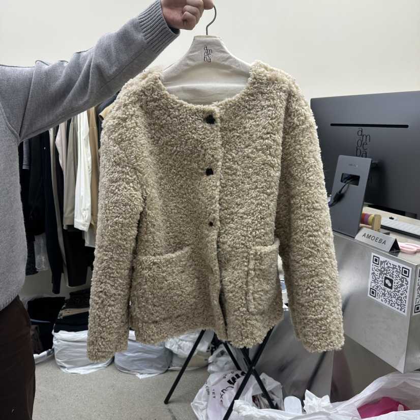 AMOEBA東大門㊣代購女士新品推薦真品25秋冬時尚職業人氣夾克AMOEBA夾克