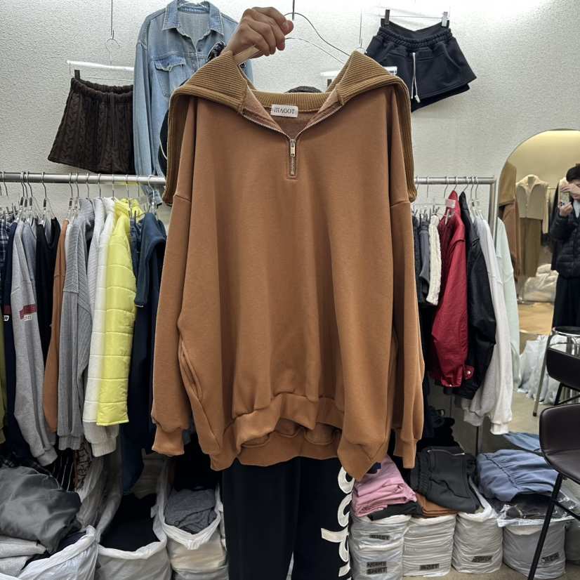 MAGOT東大門㊣代購女裝新品真品人氣熱賣休閑時尚推薦衛衣加絨IIIΛGOT/MAGOT衛衣