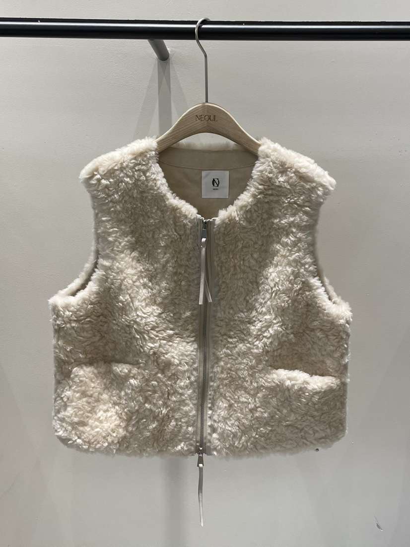 NEOUL東大門㊣代購女士新品推薦職業休閑人氣真品時尚馬甲羊毛NEOUL/ahin雙領標簽馬甲