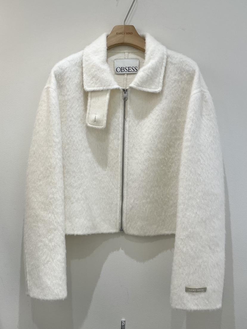 OBSESS東大門㊣直郵女士新品25秋冬人氣職業熱賣休閑短款大衣OBSESS/EARLY BIRD短款大衣