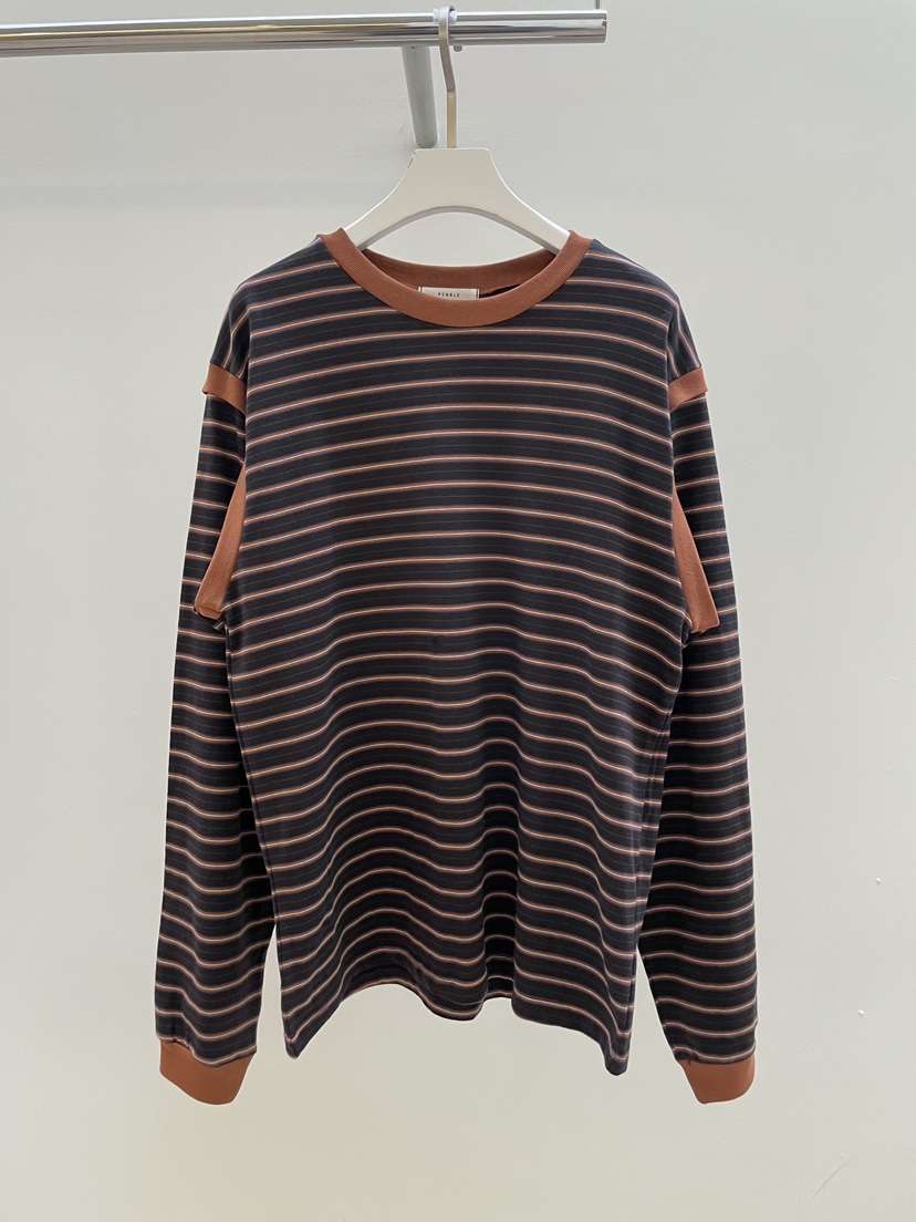 PEBBLE韓國直郵㊣女士新款職業真品休閑25秋冬人氣熱賣長袖T恤PEBBLE/LAYER長袖T恤