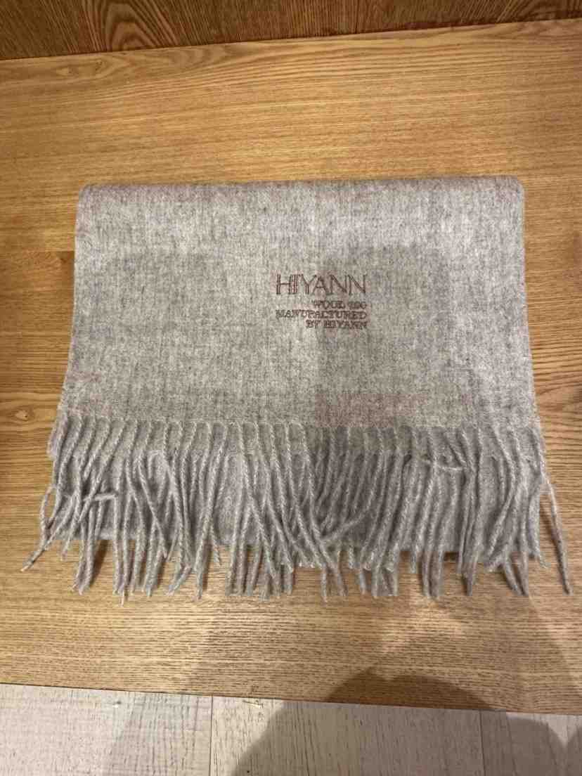 HI YANN韓國代購㊣女裝新品熱賣25秋冬職業圍巾披肩羊毛圍巾HI YANN圍巾/披肩