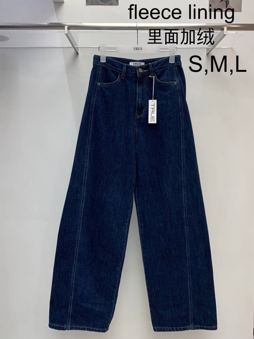 TRUE東大門㊣實拍女士新款25秋冬推薦熱賣職業人氣時尚牛仔褲TRUE牛仔褲